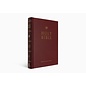 ESV Large Print Pew and Worship Bible, Burgundy Hardcover
