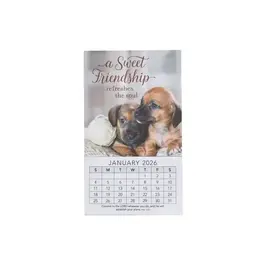 2026 Mini Magnetic Calendar - A Sweet Friendship