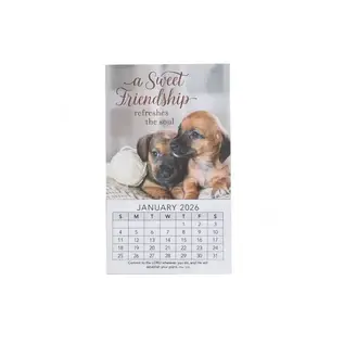 2026 Mini Magnetic Calendar - A Sweet Friendship