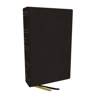 KJV Center-Column Reference Bible, Black Genuine Leather
