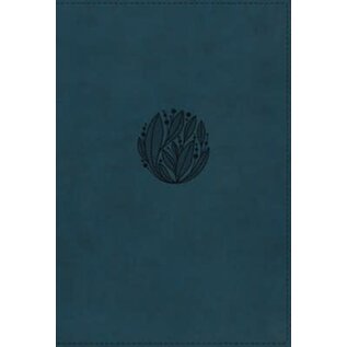 NIV Large Print Thinline Reference Bible, Teal Leathersoft