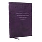 NKJV Peace of God Devotional Bible, Purple Leathersoft