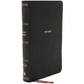 NKJV Large Print Personal Size Reference Bible, Black Leathersoft, Indexed