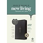 NLT Large Print Thinline Reference Bible w/Zipper, Black Cross LeatherLike, Indexed
