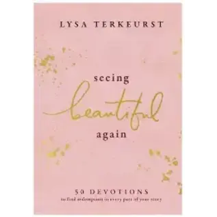 Devotional-Seeing Beautiful Again Lysa Terkeurst Leather