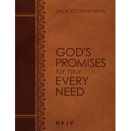 Large Print God's Promises for Your Every Need, NKJV Leathersoft