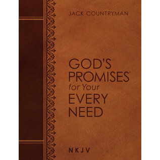 Large Print God's Promises for Your Every Need, NKJV Leathersoft