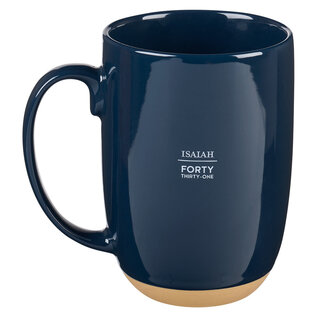 Mug - Wings like Eagles, Blue