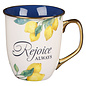 Mug - Rejoice Always, Lemon