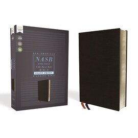 NASB 1995 Giant Print Thinline Bible, Bonded Leather, Black