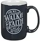 Mug - Walk by Faith, Navy