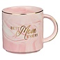 Mug - Best Mom Ever Pink Marbled
