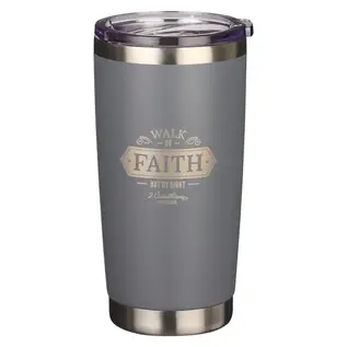 Tumbler SS Travel Walk by Faith