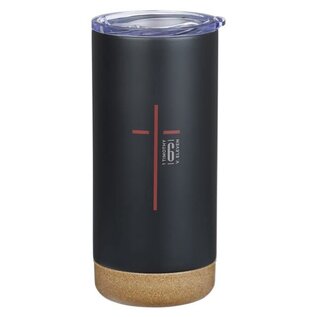 SS TravelTumbler-Black Cross