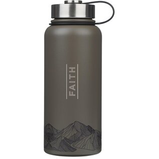 SS Water Bottle-Gray Faith