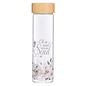 Water Bottle Glass w/Sleeve It Is Well