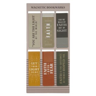 Magnetic Bookmarks - Faith and Light