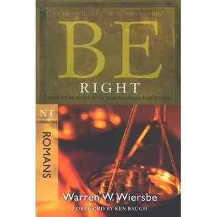 BE Right: Romans (Warren Wiersbe), Paperback