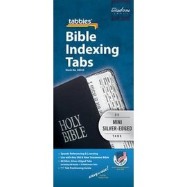 Bible Indexing Tabs - Silver, Mini
