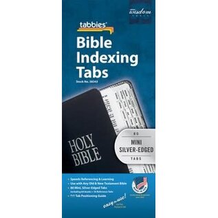 Bible Indexing Tabs - Silver, Mini