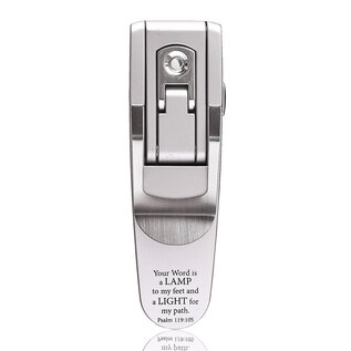 Pop-Up Book Light - Your Word is a Lamp, Silver