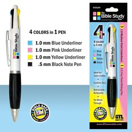 Bible Study Pen 4-in-1