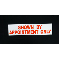 Shown By Appointment Only 6 x 24