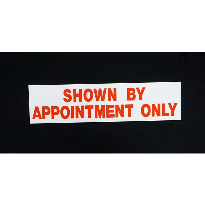 Shown By Appointment Only 6 x 24