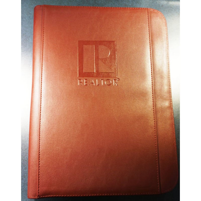 R/Logo Zipper Padfolio