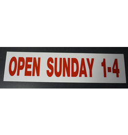 Open Sunday 1 To 4