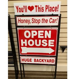 Sign Frame Black Steel 24 x 18