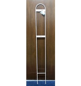 Rounded Top white stand for Info Box