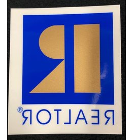 R/Logo Window Cling Decal 3.5" x 4"