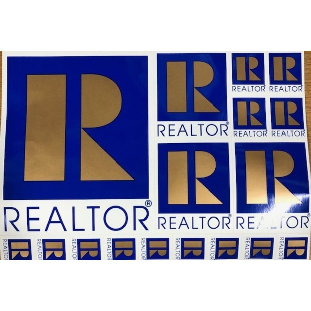 R Logo Sticker Decal Sheets