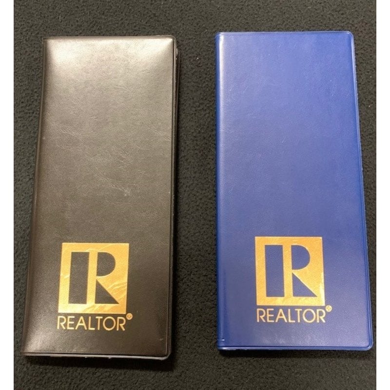 R Logo Business Card File Book