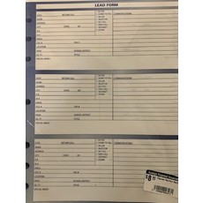 PLANNER REFILL 8.5 X 11 PACK OF 25