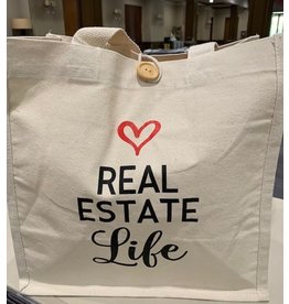 Real Estate Life Reusable Canvas Tote