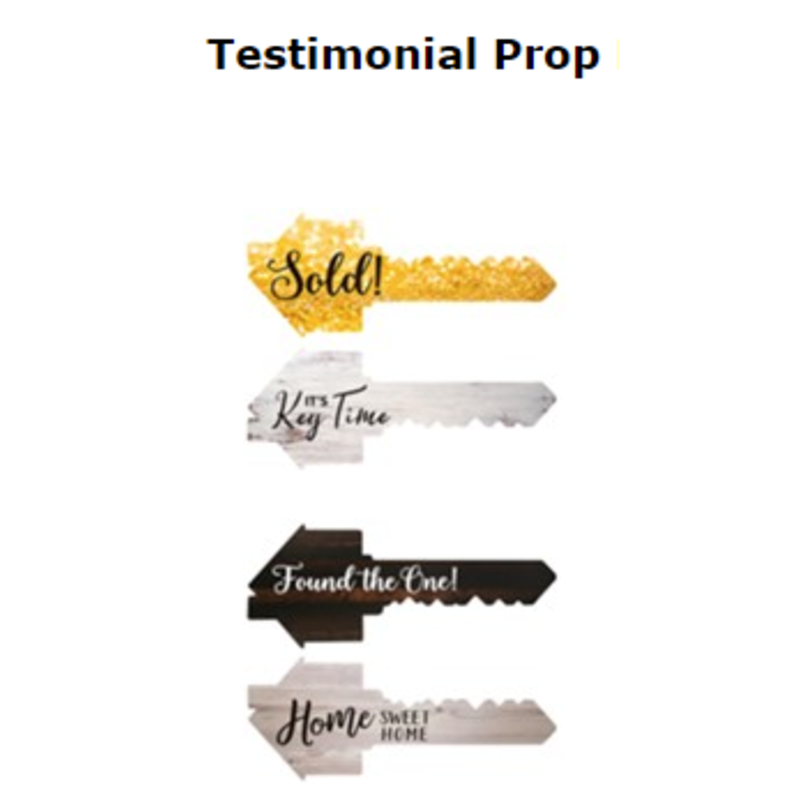 Prop Keys Gold/Brown
