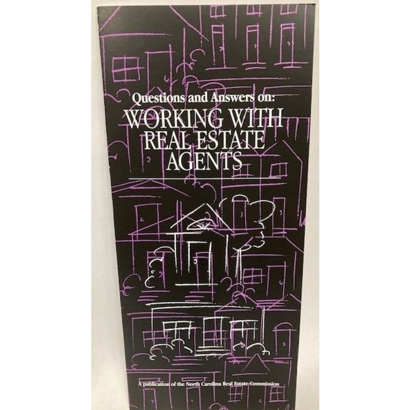 Working with Real Estate Agents pamphlet