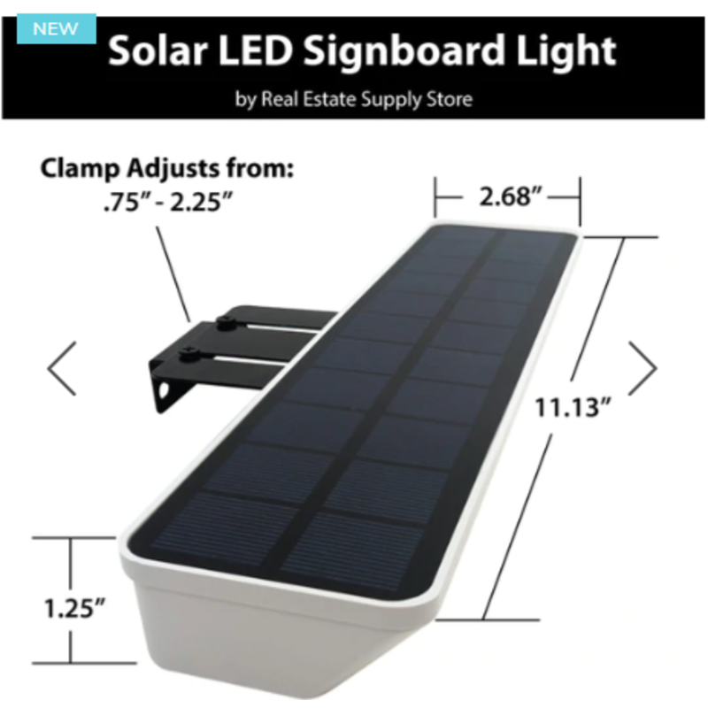Solar Signboard LED Light (2-pack)