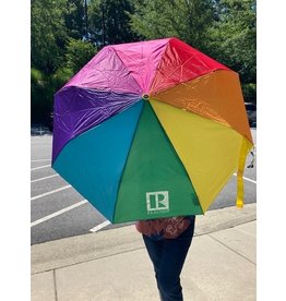 R Logo Rainbow Umbrella