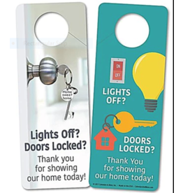 DOOR HANGERS pets, shoes lights, open house