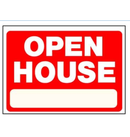Open House 24 x 18 Red or Blue