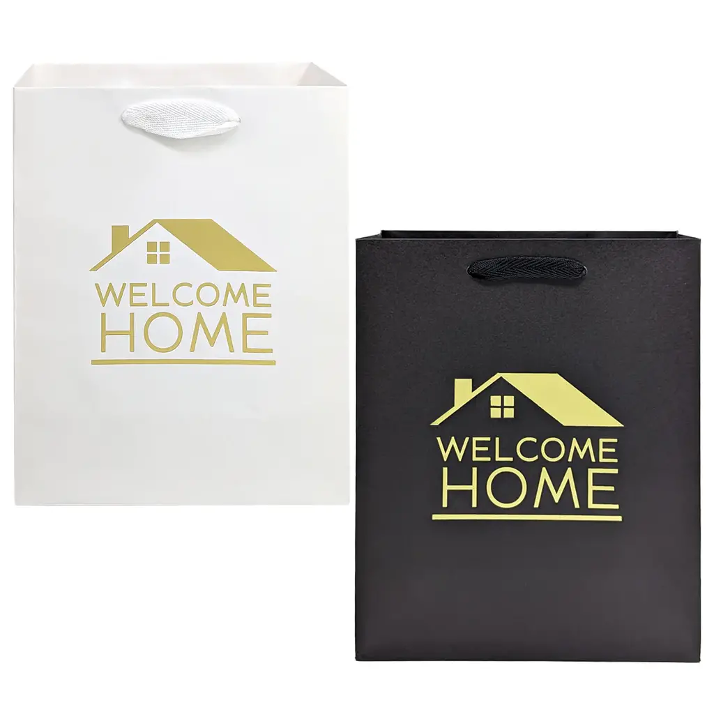 Welcome Home Gift Bags Black or White (medium)