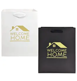 Welcome Home Gift Bags Black or White (medium)