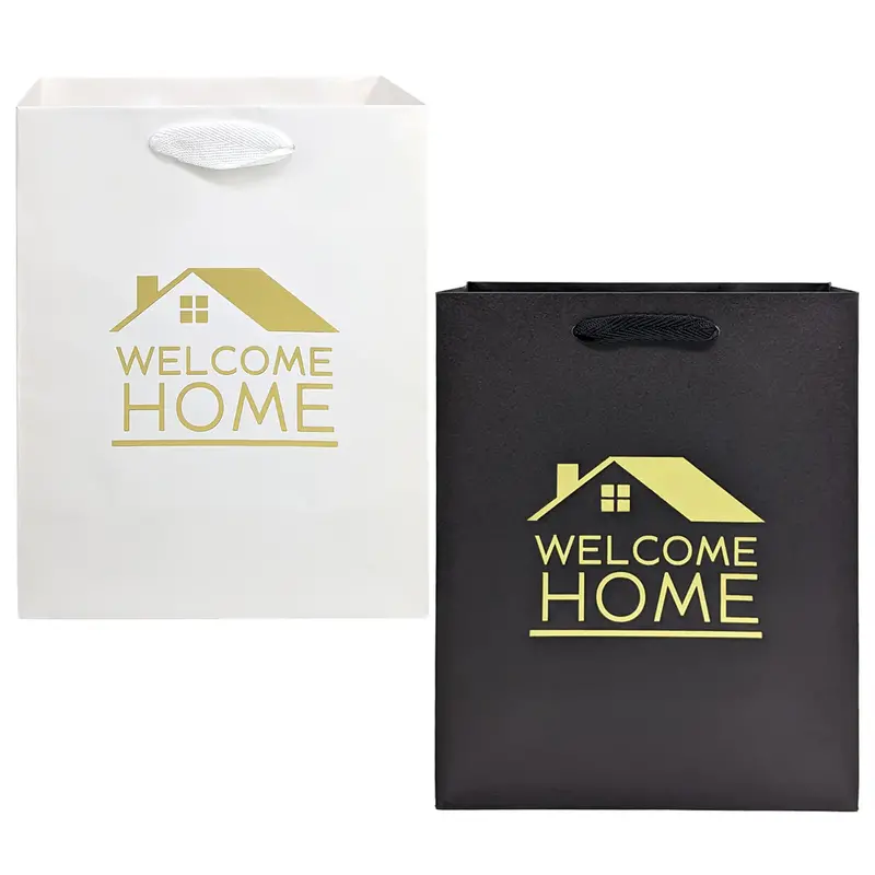 Welcome Home Gift Bags Black or White (medium)