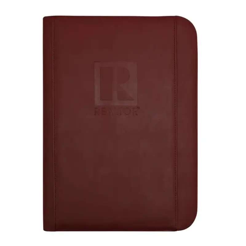 R/Logo Zipper Padfolio