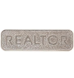 Magnetic Pin -  Realtor logo silver or blue