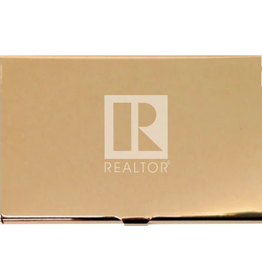Business Card Holder Silver/Gold