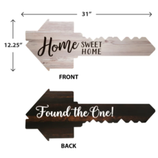 Key prop sign  (double-sided)